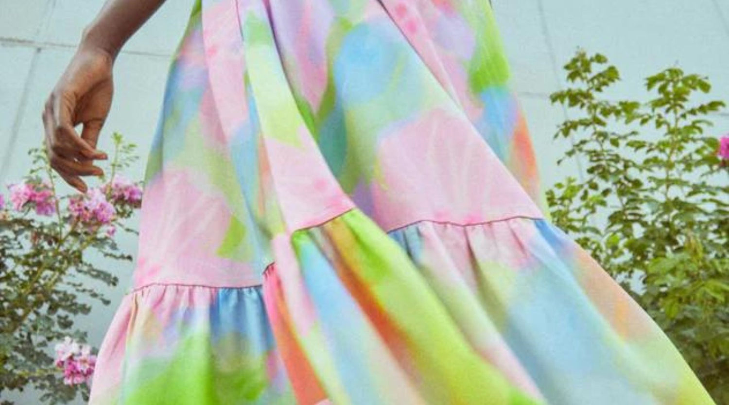A colorful summer dress