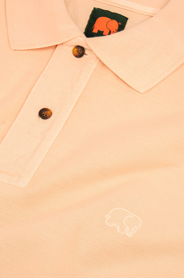 Men's Essential Pigment Polo Buttercream