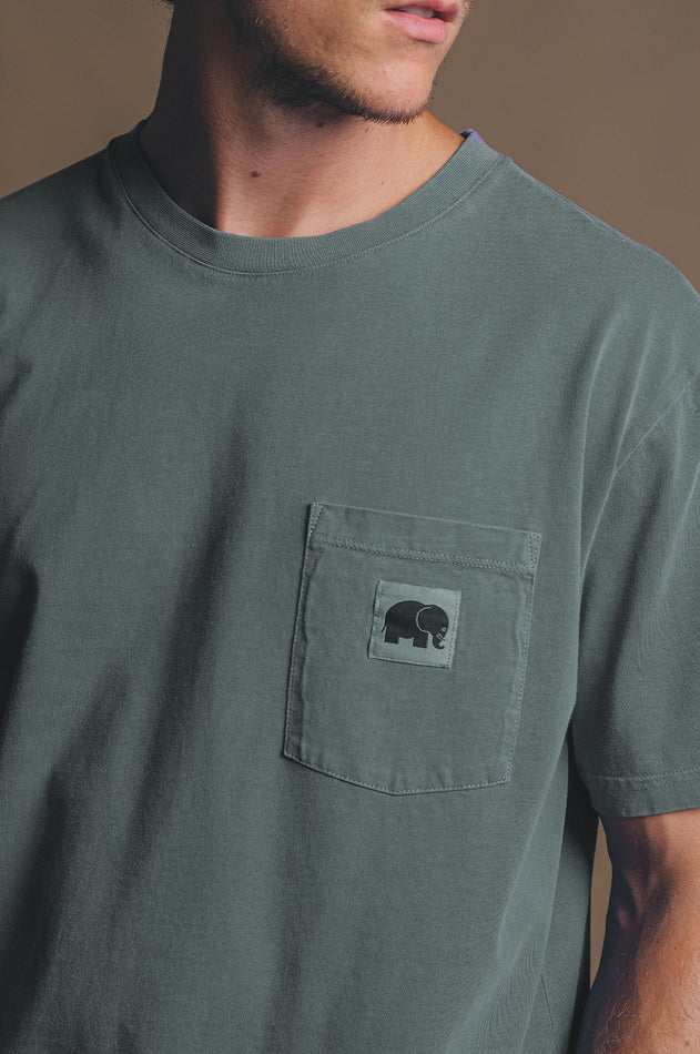 Men's Garza Pigment Dyed T-Shirt Vintage Indigo