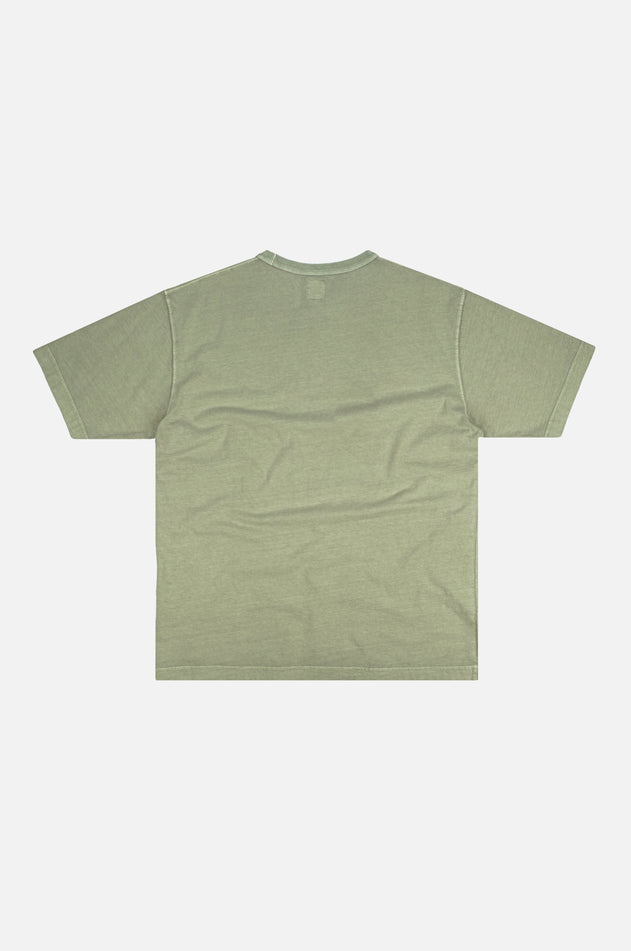 Men's Essential Pigment Heavyweight Oversized T-Shirt Reseda Green