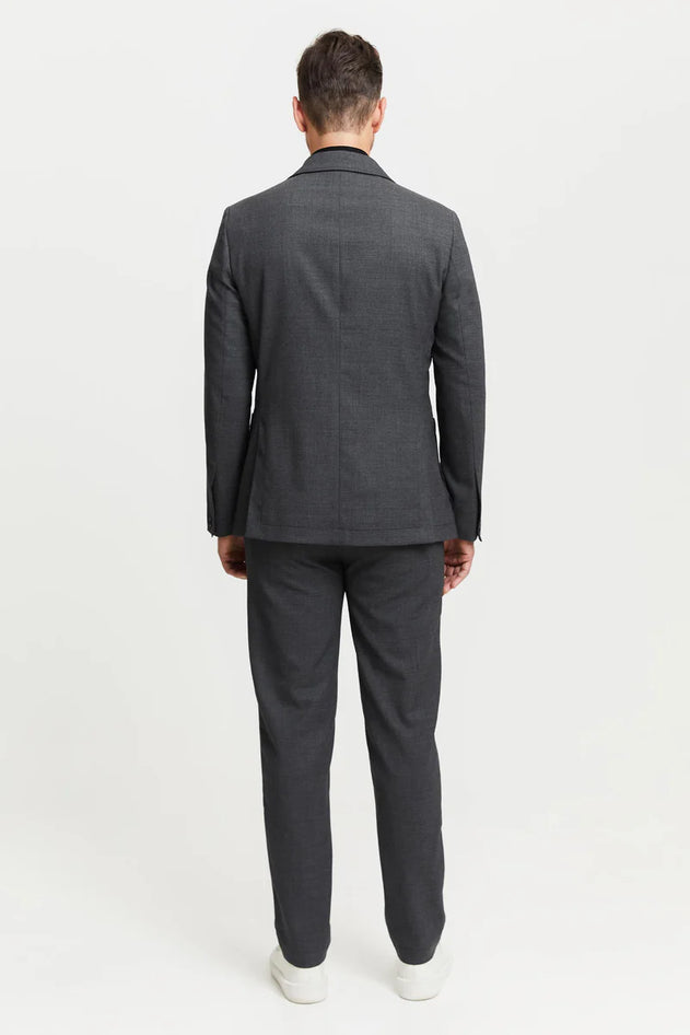 Jere Merino Wool Blazer Jacket Grey