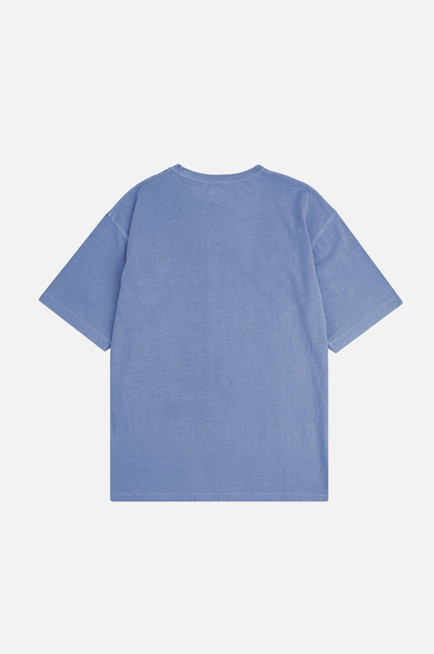 Men's Parodi Pigment Heavyweight Oversized T-Shirt Mediterranean Blue