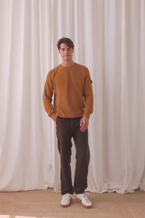 Tortuga Knitted Sweater Mustard - IVALO.COM