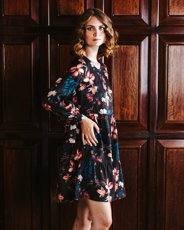 Hailey Dress Versailles Blue