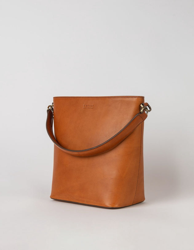 Bobbi Bucket Bag Maxi Cognac Classic Leather