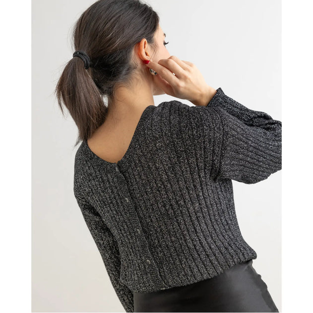 Cardigan Double Black