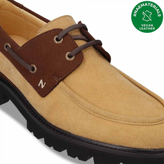 Dario Boat Shoes Beige