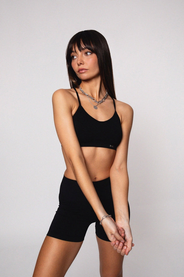 Skin Sports Bra Black