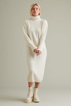 Utö Knitted Dress White