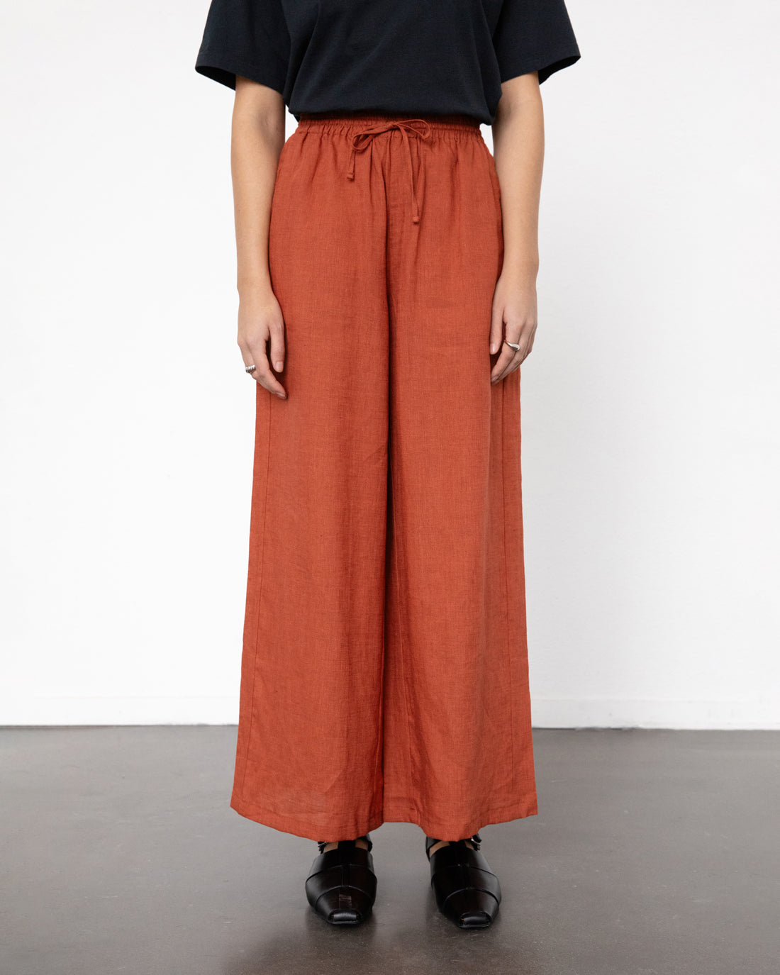 Flared Pants Dusty Red