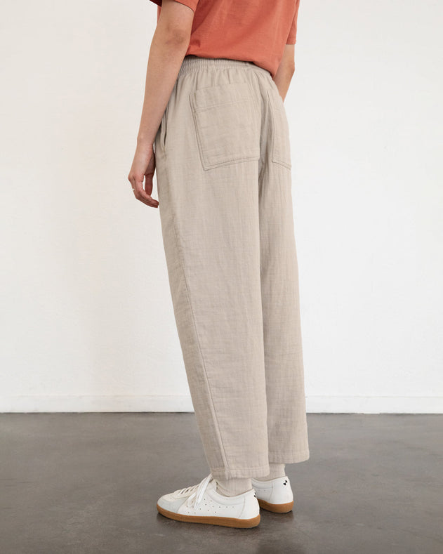 Wide Pants Washed Sand