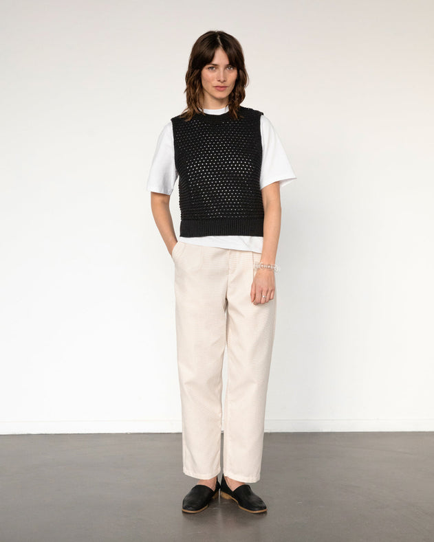 Knit Vest True Black