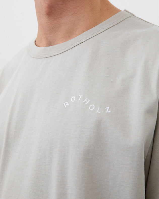 Wavy Logo T-shirt Washed Sand