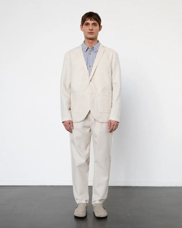 Workwear Blazer Waffle Sand