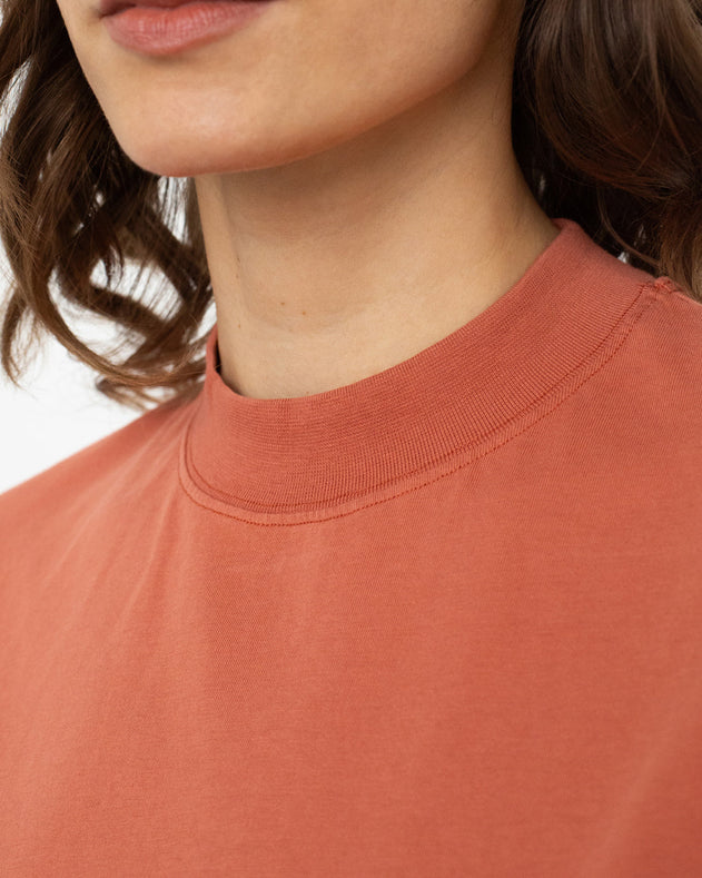 Big Collar T-shirt Dusty Red