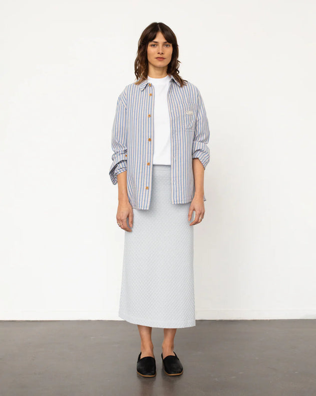 Knit Tube Skirt Moonlight Grey