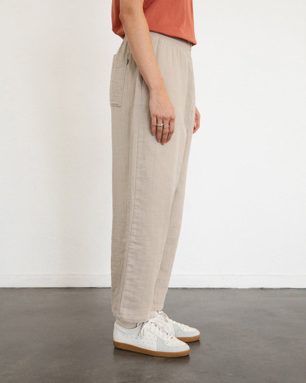 Wide Pants Washed Sand