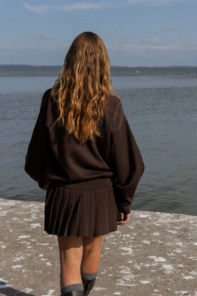 Onda Merino Bomber Jacket Chocolate
