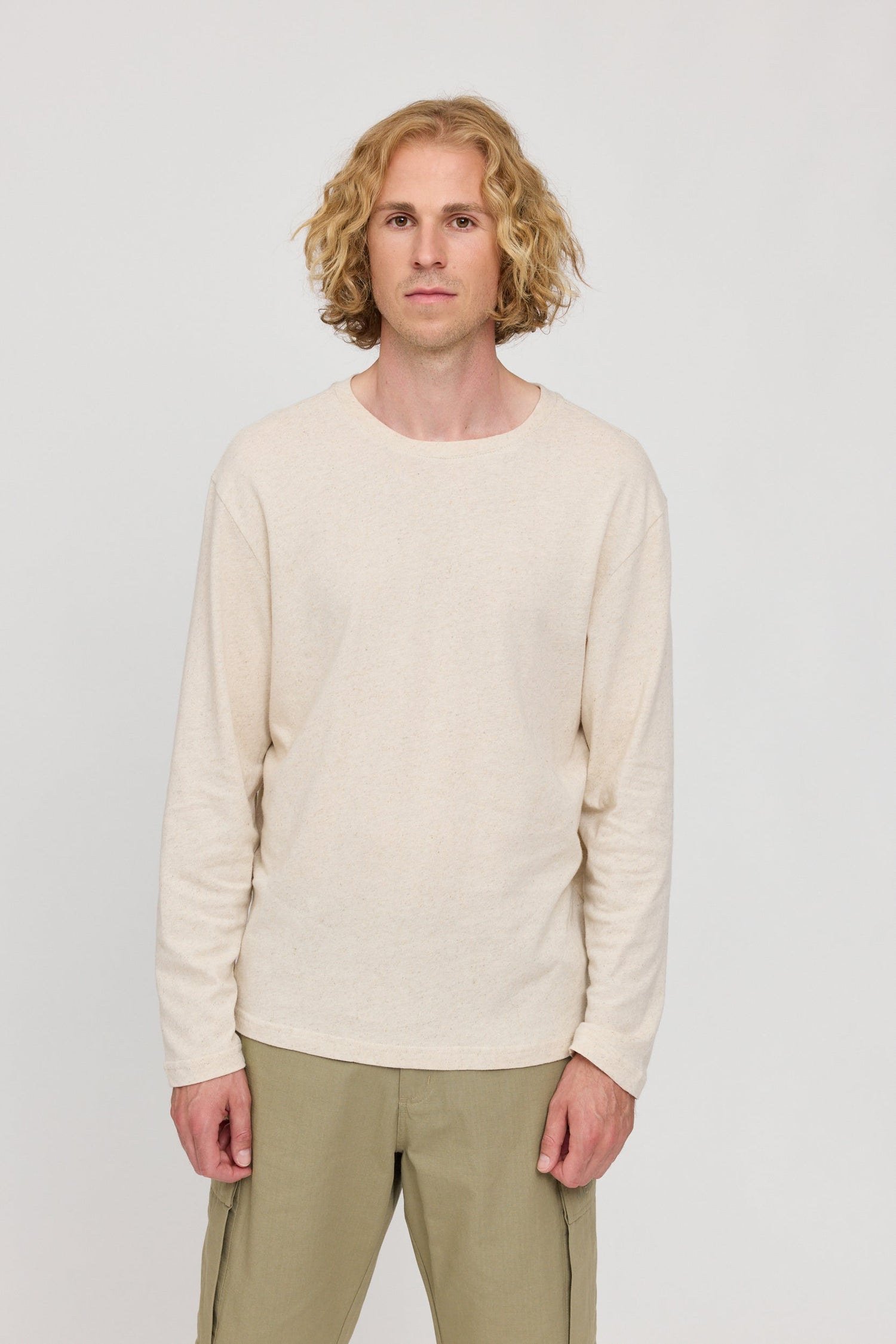 Linen-Mix Longsleeve