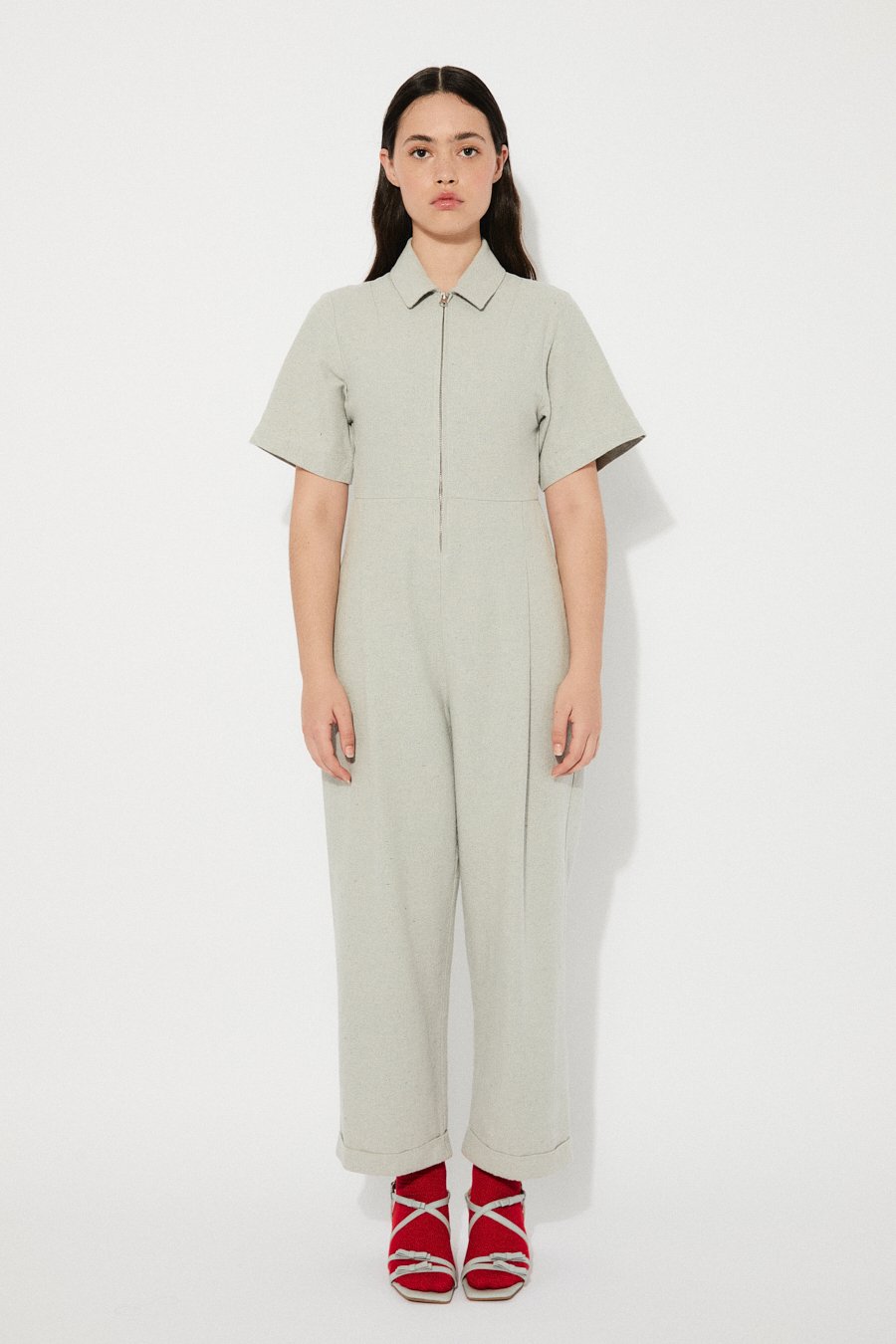 Verdant Jumpsuit Light Grey