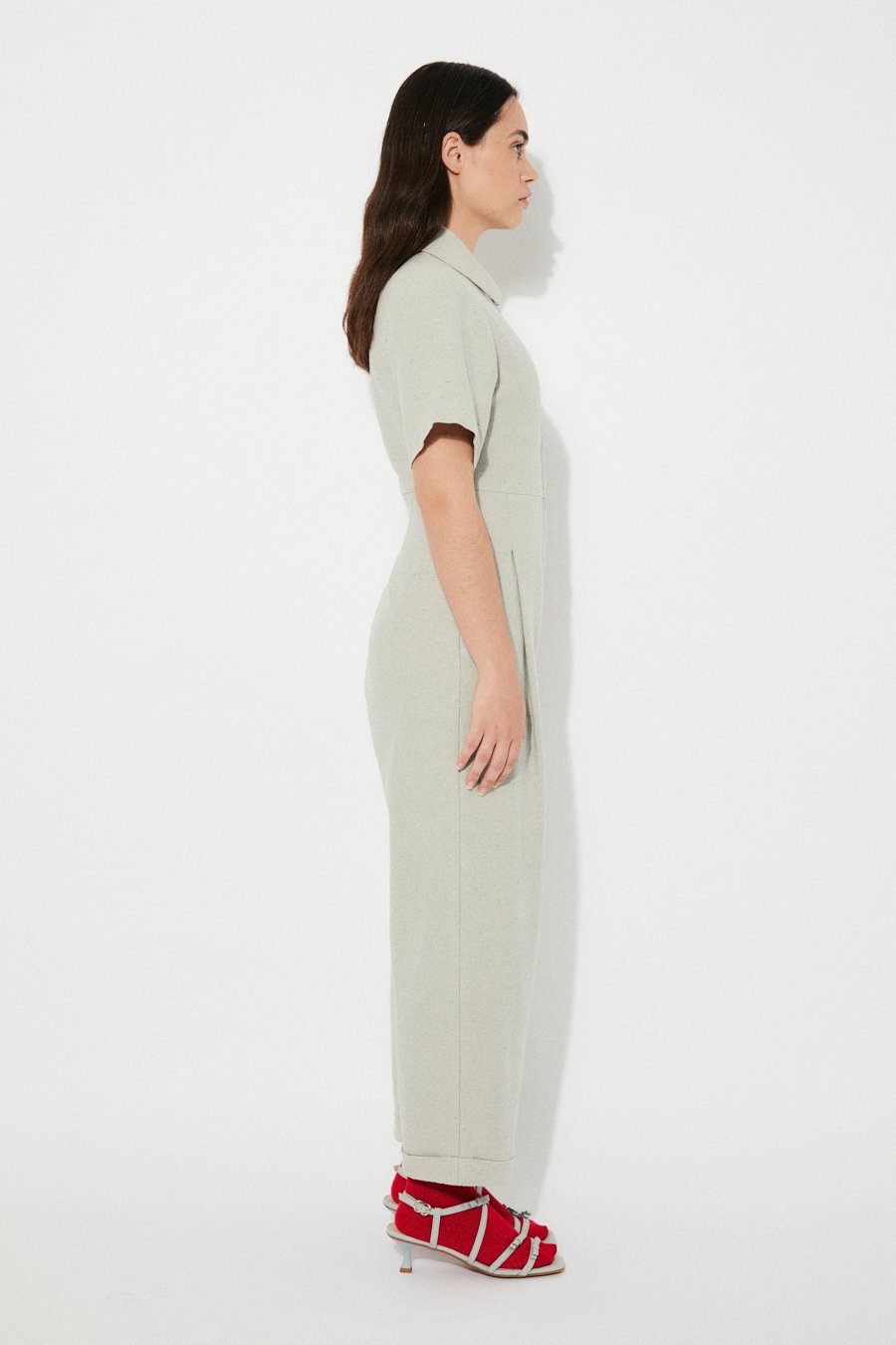 Verdant Jumpsuit Light Grey