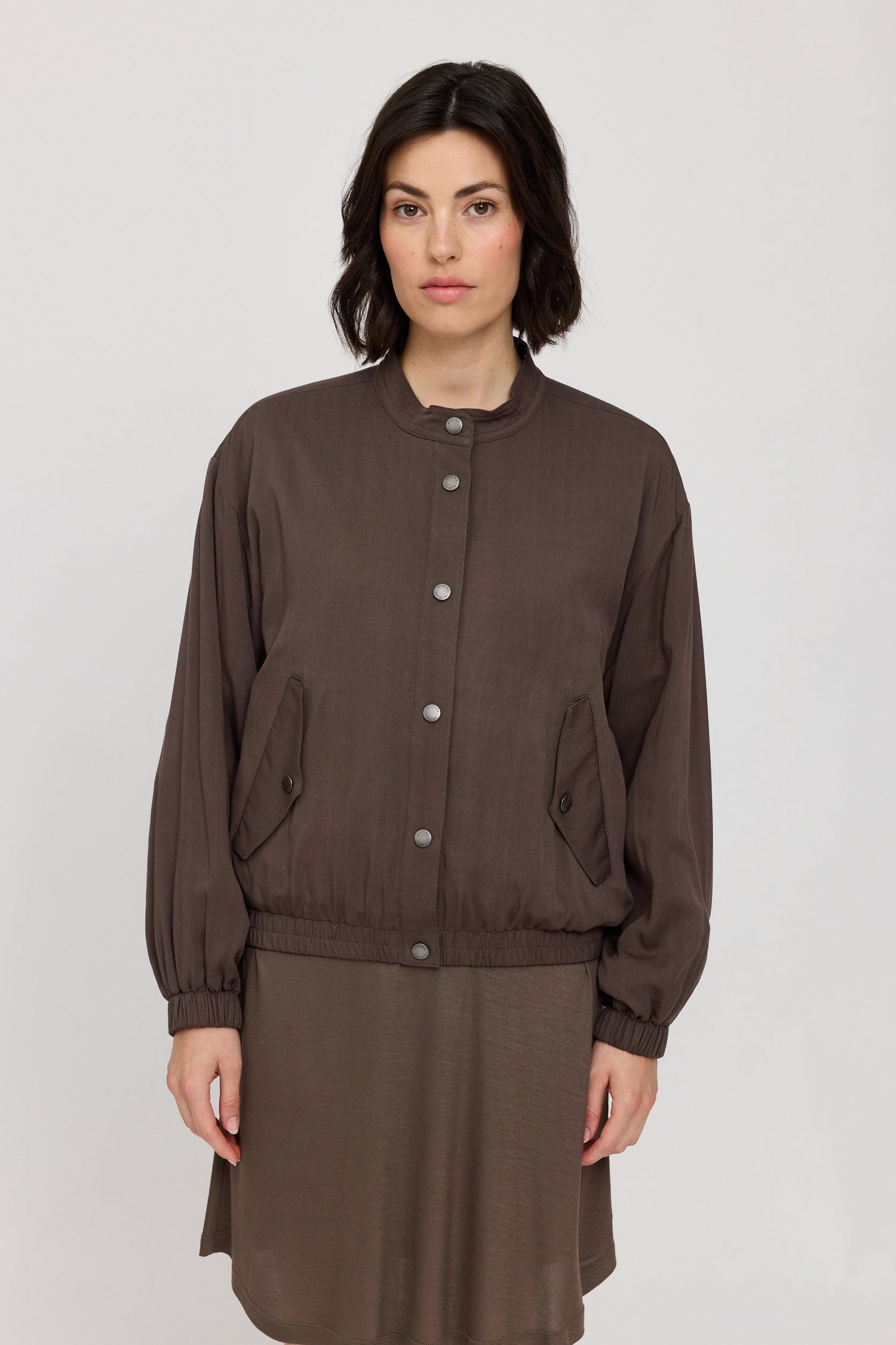 Short Water-Repellent Blouson Jacket