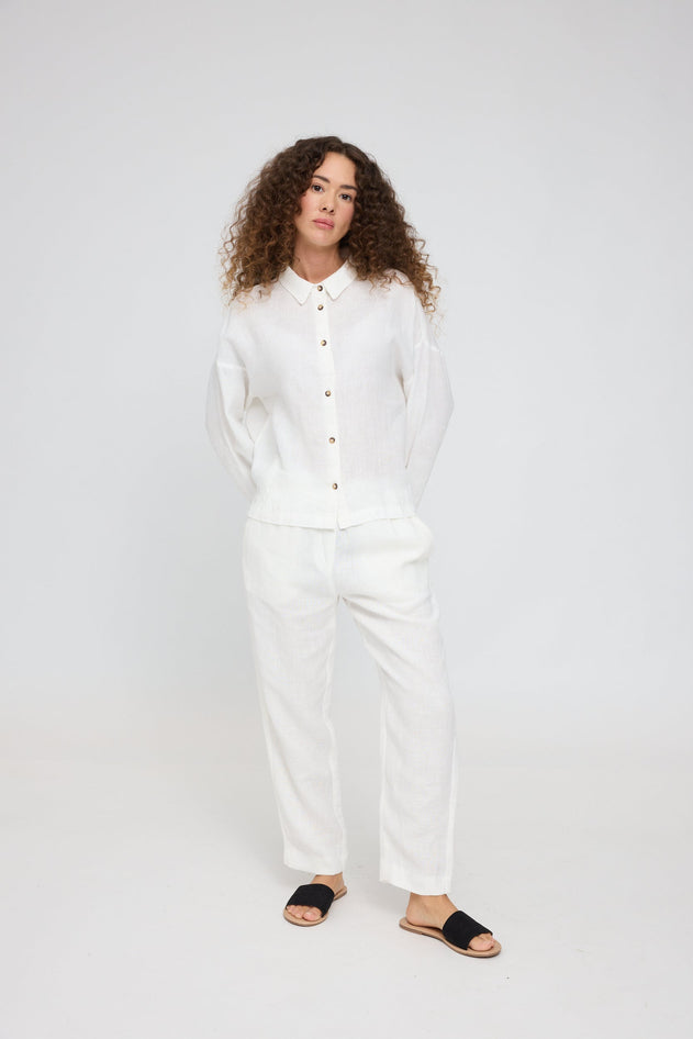 3/4 Sleeve Linen Shirt