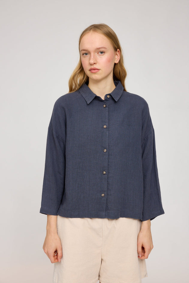 3/4 Sleeve Linen Shirt