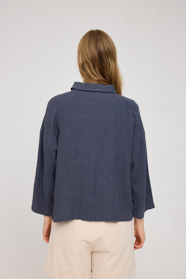 3/4 Sleeve Linen Shirt