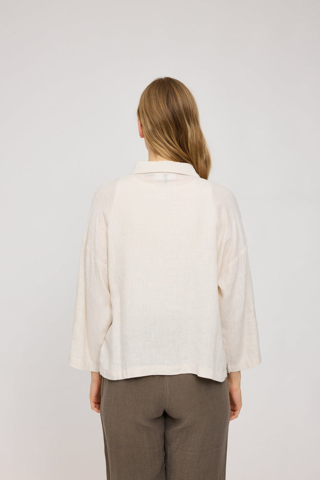 3/4 Sleeve Linen Shirt