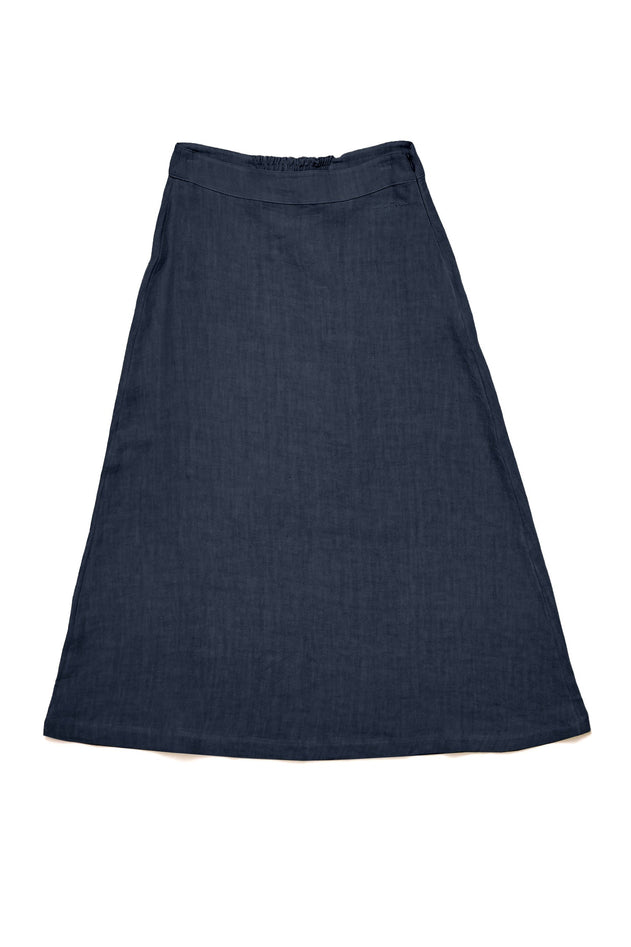 Linen Midi Skirt