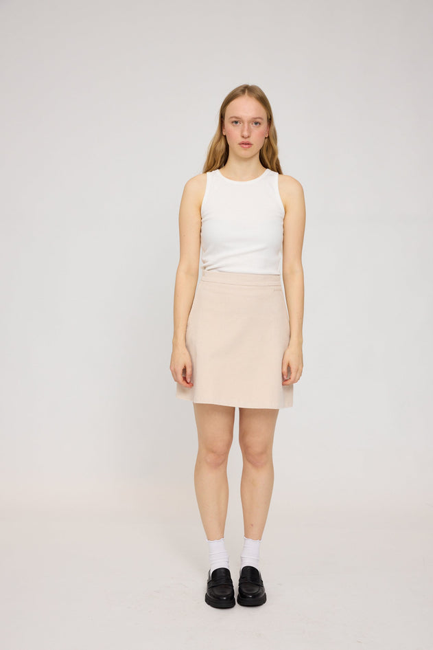 Corduroy Mini Skirt
