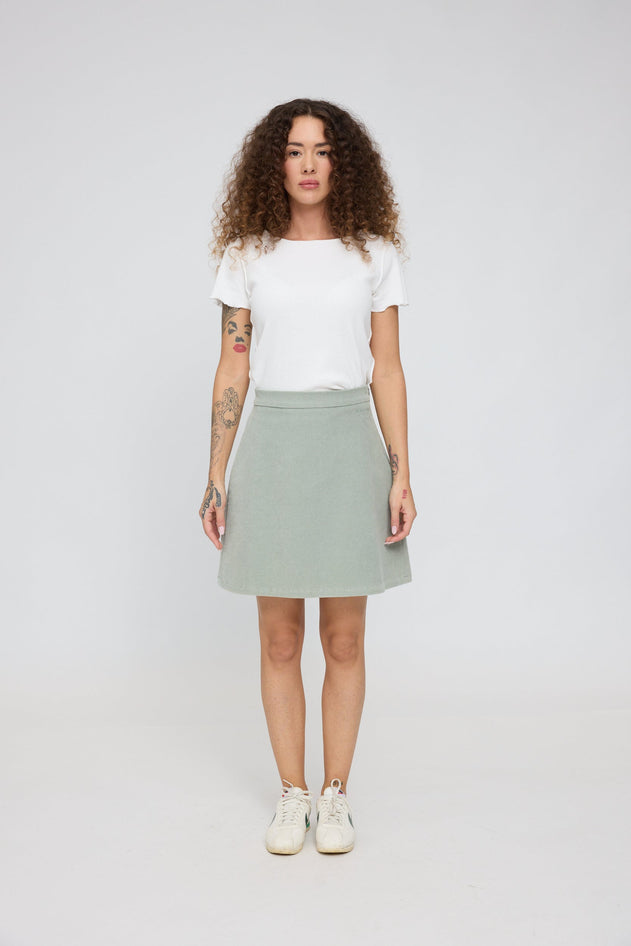 Corduroy Mini Skirt