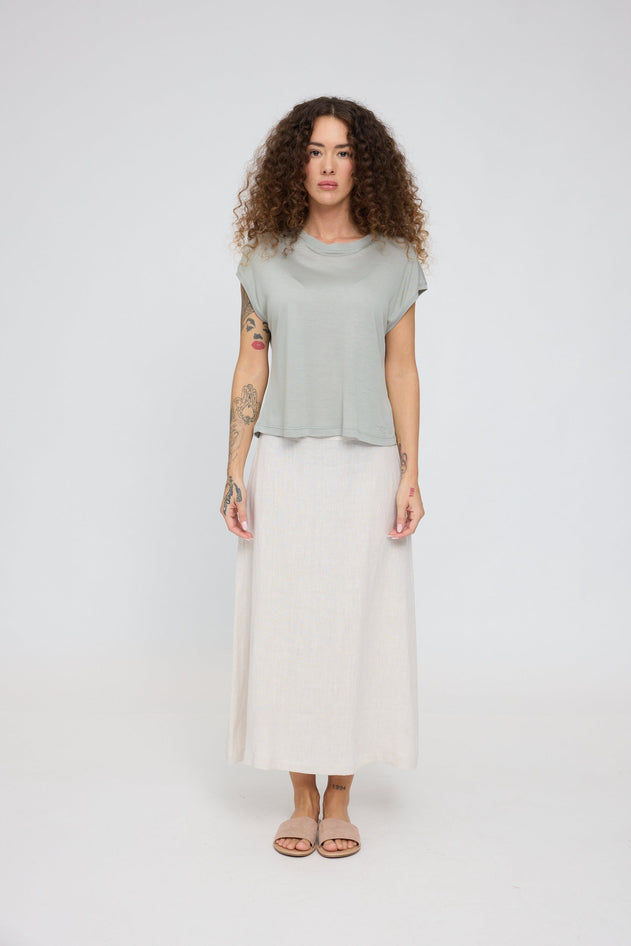Cropped Loose Fit T-Shirt