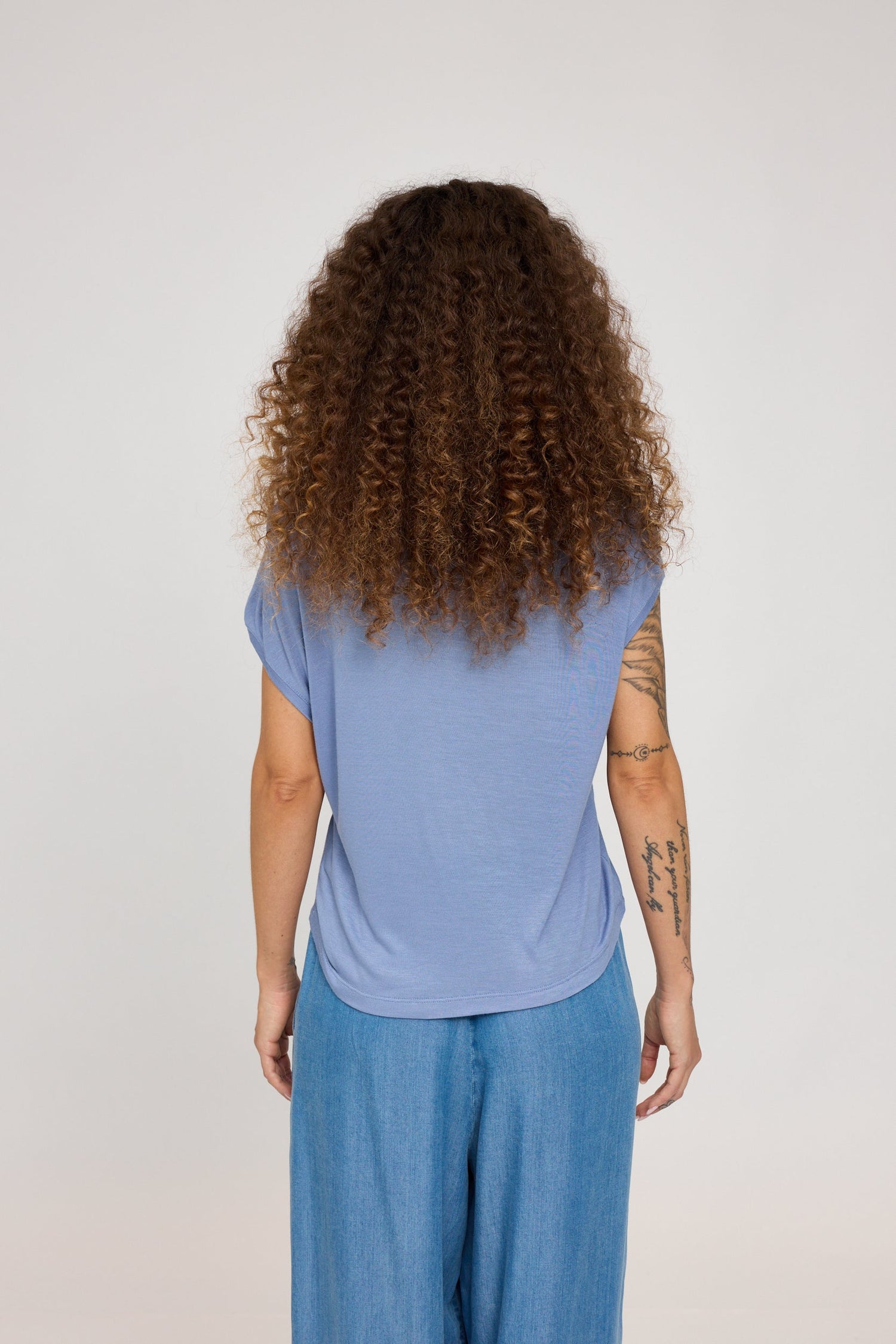 Cropped Loose Fit T-Shirt