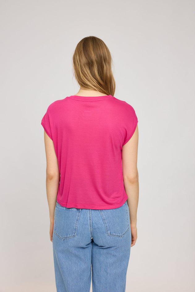 Cropped Loose Fit T-Shirt