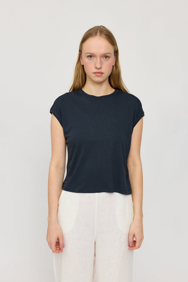 Cropped Loose Fit T-Shirt