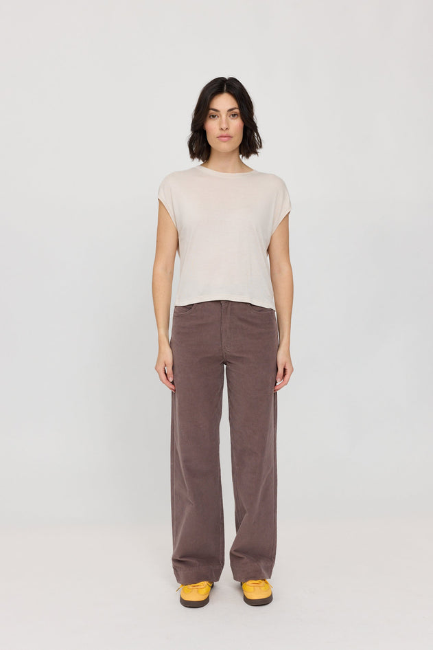 Cropped Loose Fit T-Shirt
