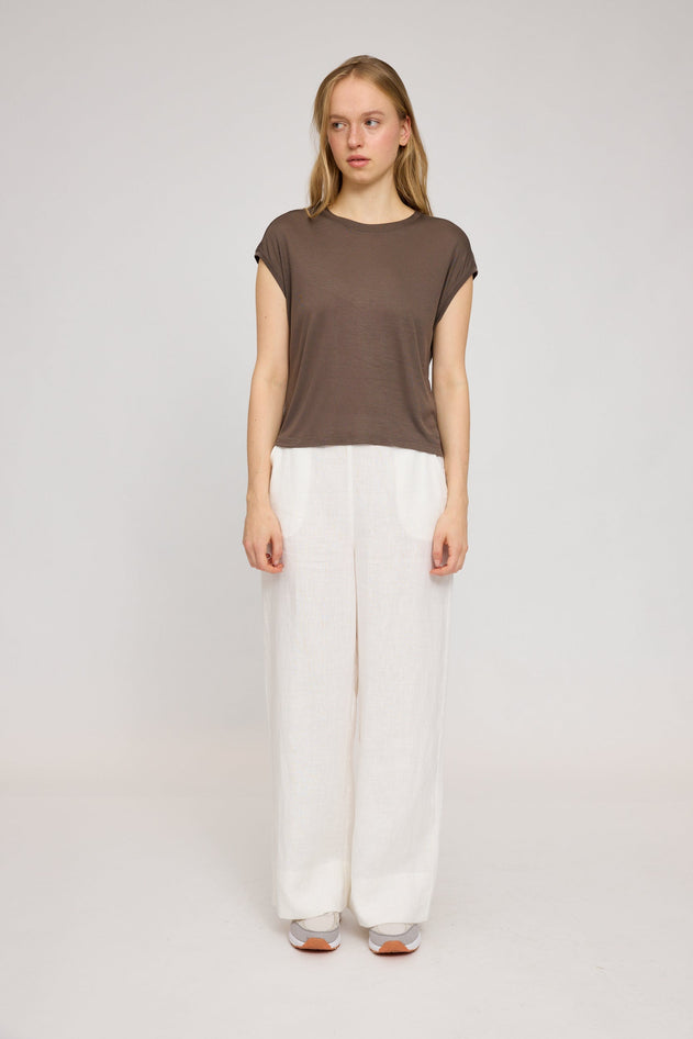 Cropped Loose Fit T-Shirt