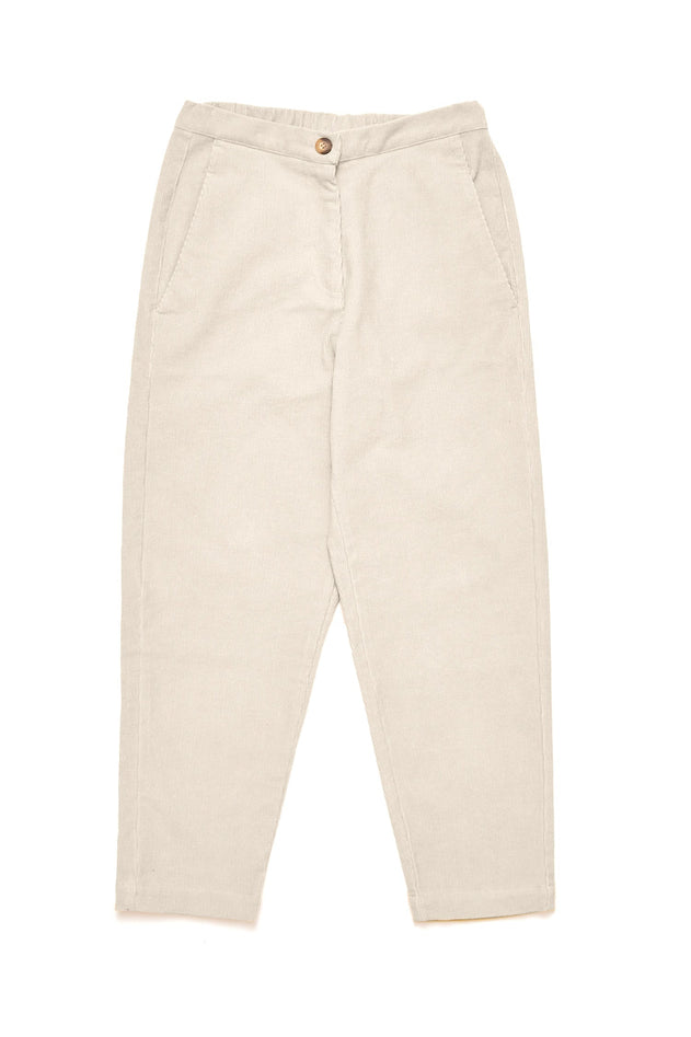 Barrel Leg Corduroy Pants