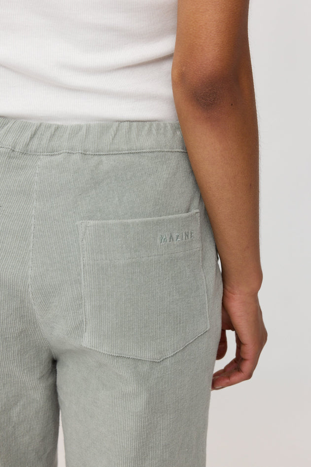 Barrel Leg Corduroy Pants