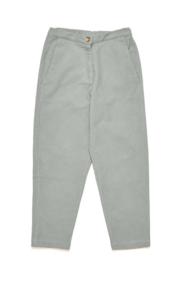 Barrel Leg Corduroy Pants