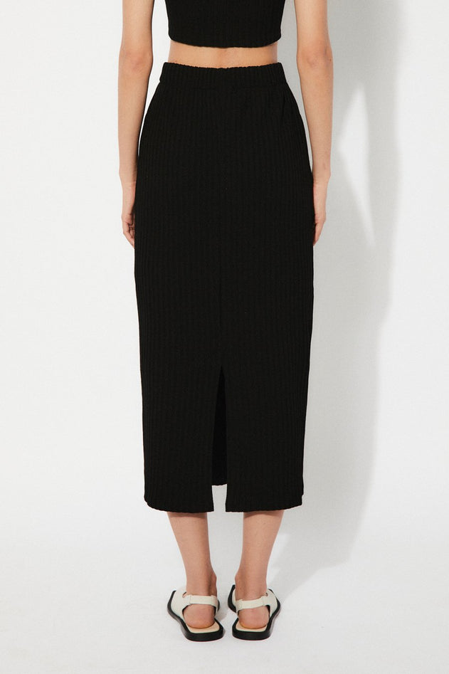 Flair Knitted Midi Skirt