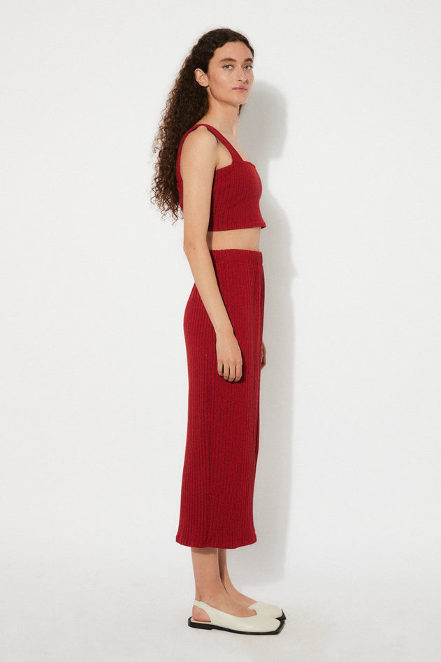 Flair Knitted Midi Skirt