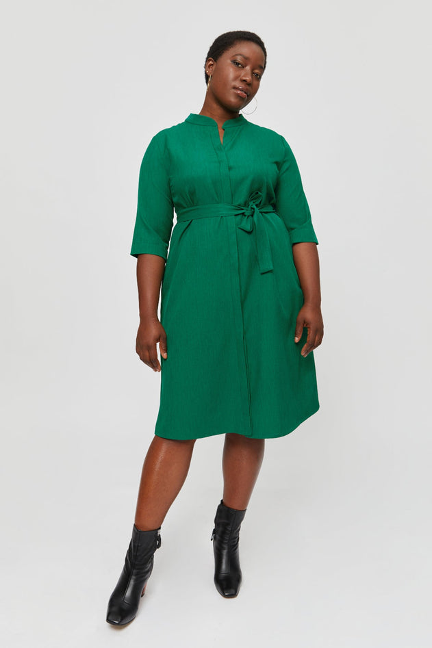 Lidia Shirt Dress Green