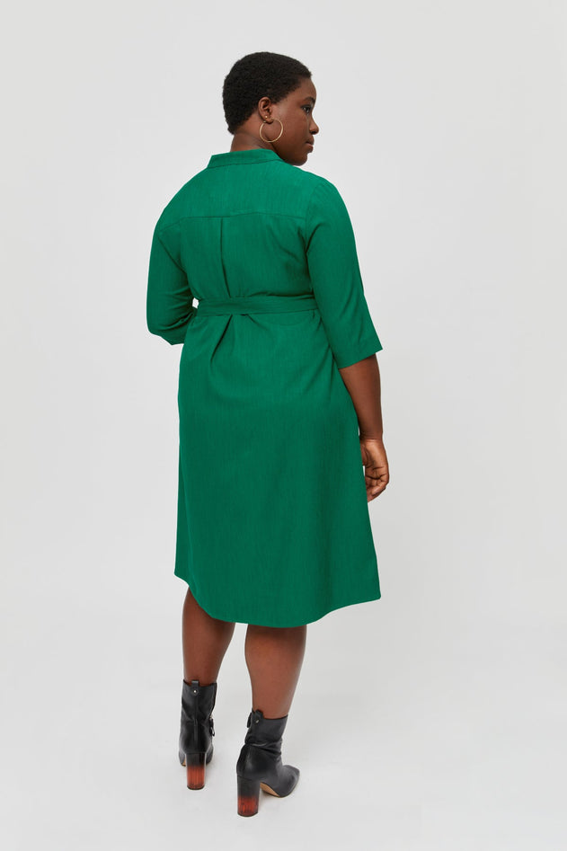 Lidia Shirt Dress Green