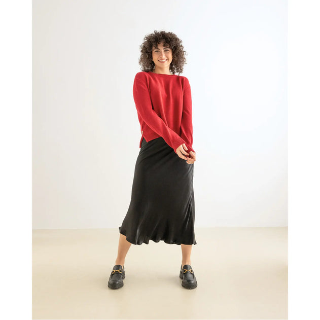 Shine Skirt Black