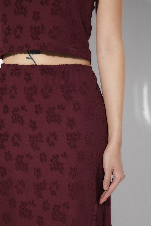 Tove Skirt Burgundy