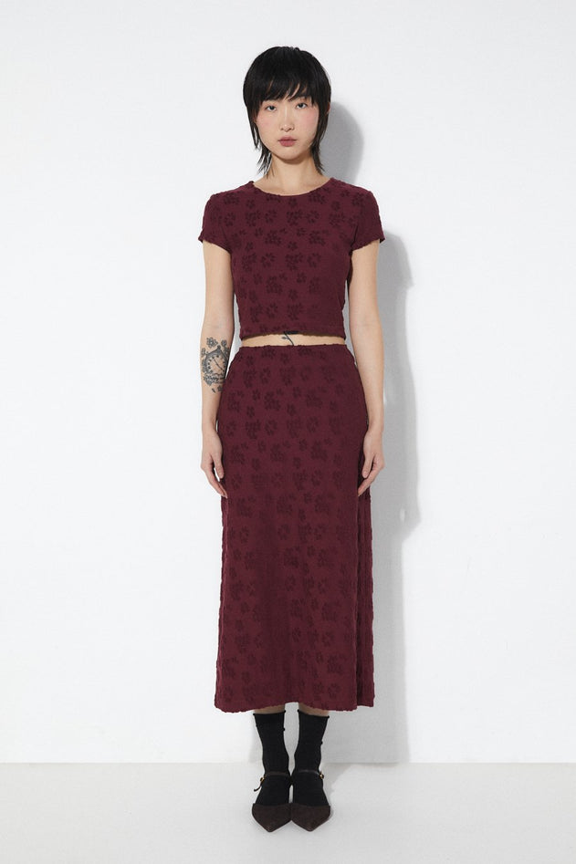 Tove Skirt Burgundy
