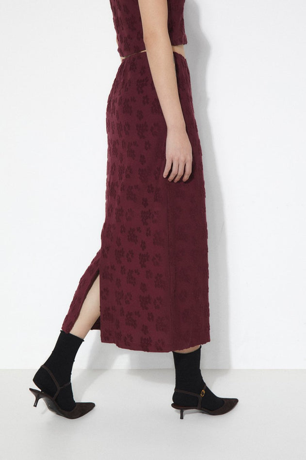 Tove Skirt Burgundy